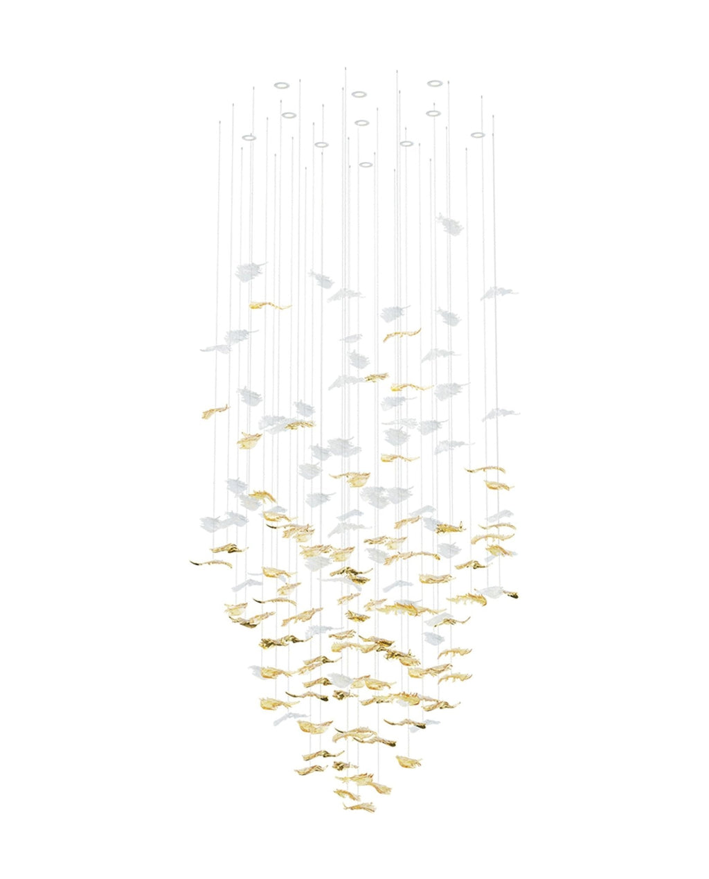 Tinora Glass Chandelier-Moonnatur