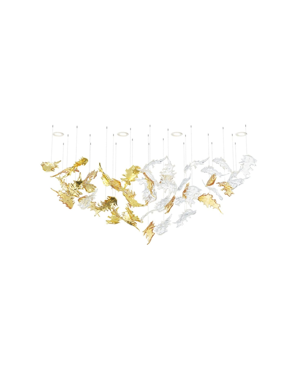Tinora Glass Chandelier-Moonnatur
