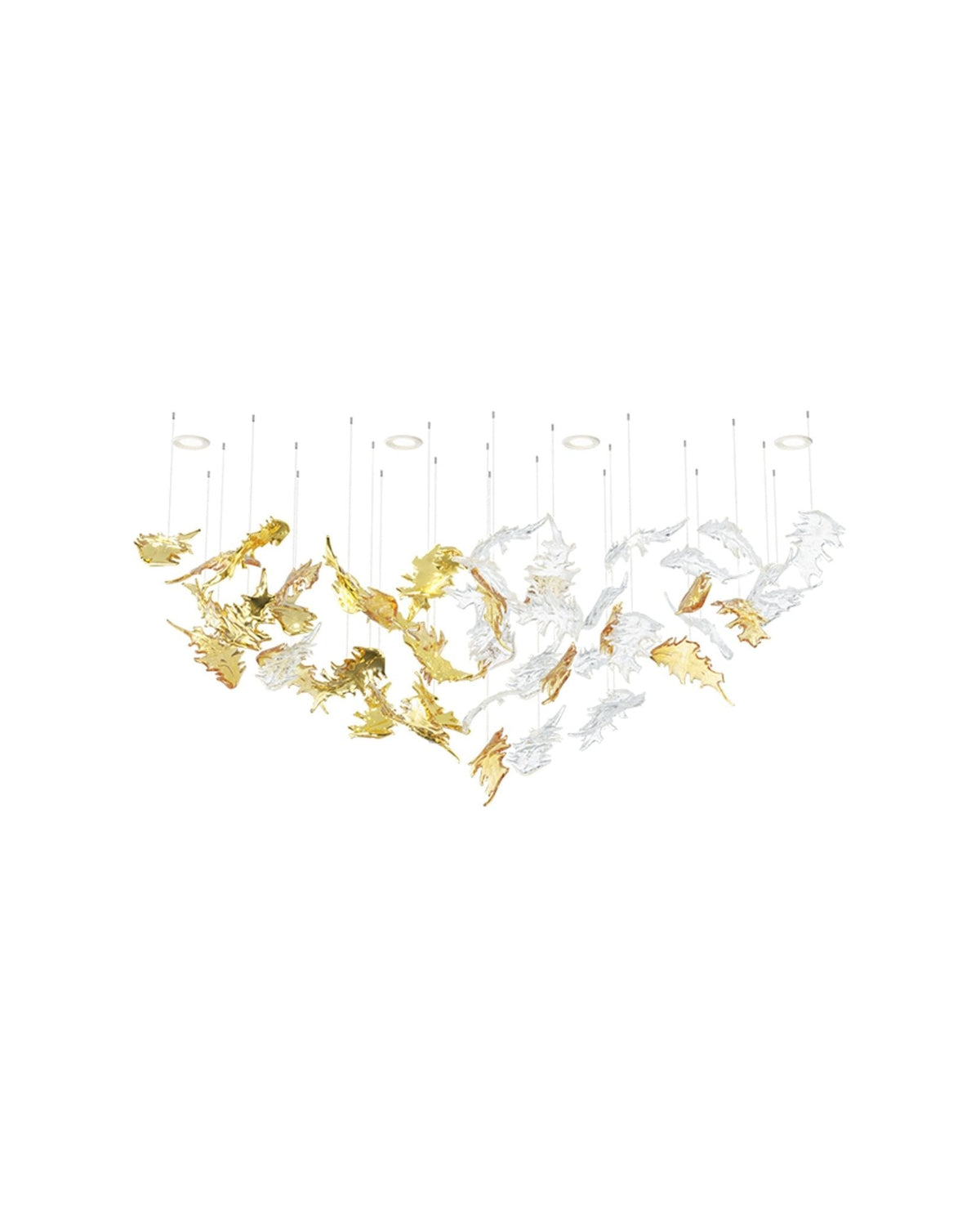 Tinora Glass Chandelier-Moonnatur