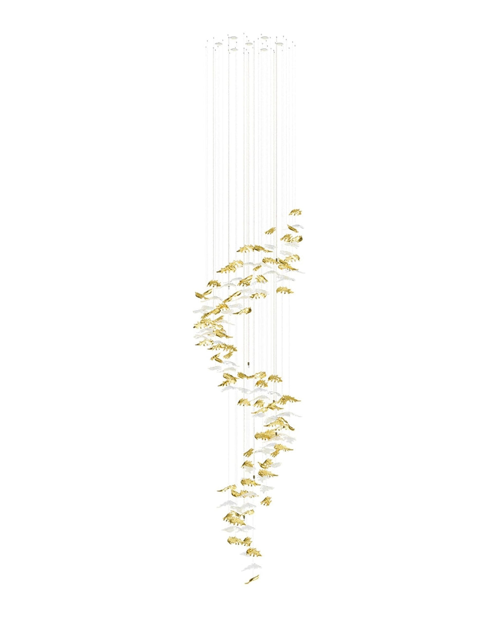 Tinora Glass Chandelier-Moonnatur