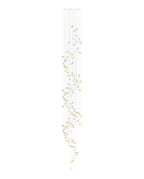 Tinora Glass Chandelier-Moonnatur