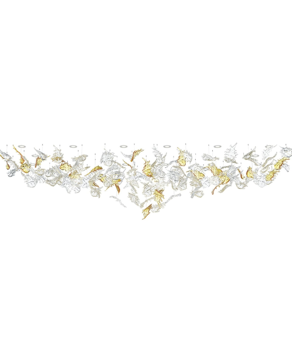 Tinora Glass Chandelier-Moonnatur