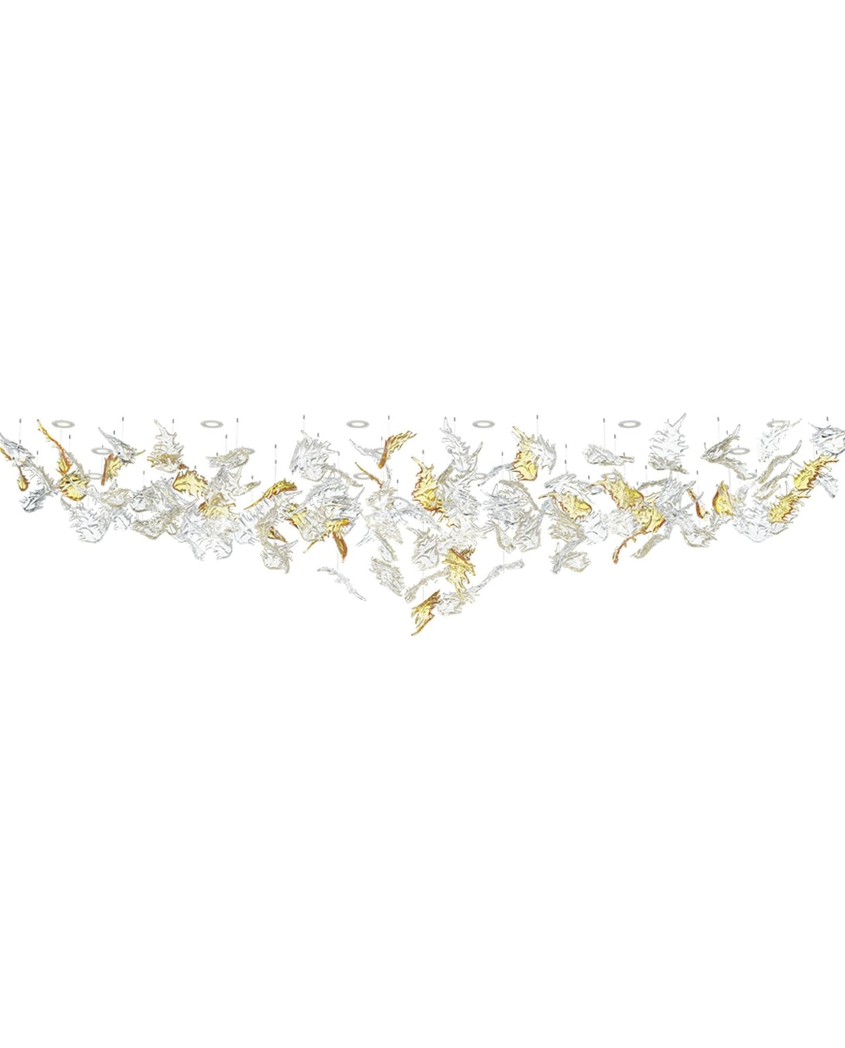 Tinora Glass Chandelier-Moonnatur