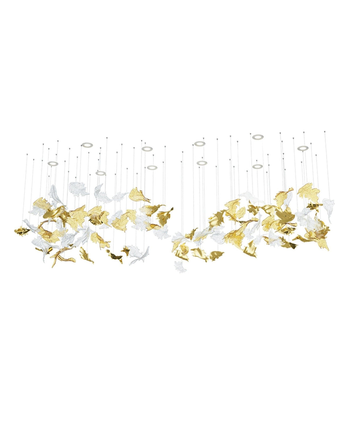 Tinora Glass Chandelier-Moonnatur