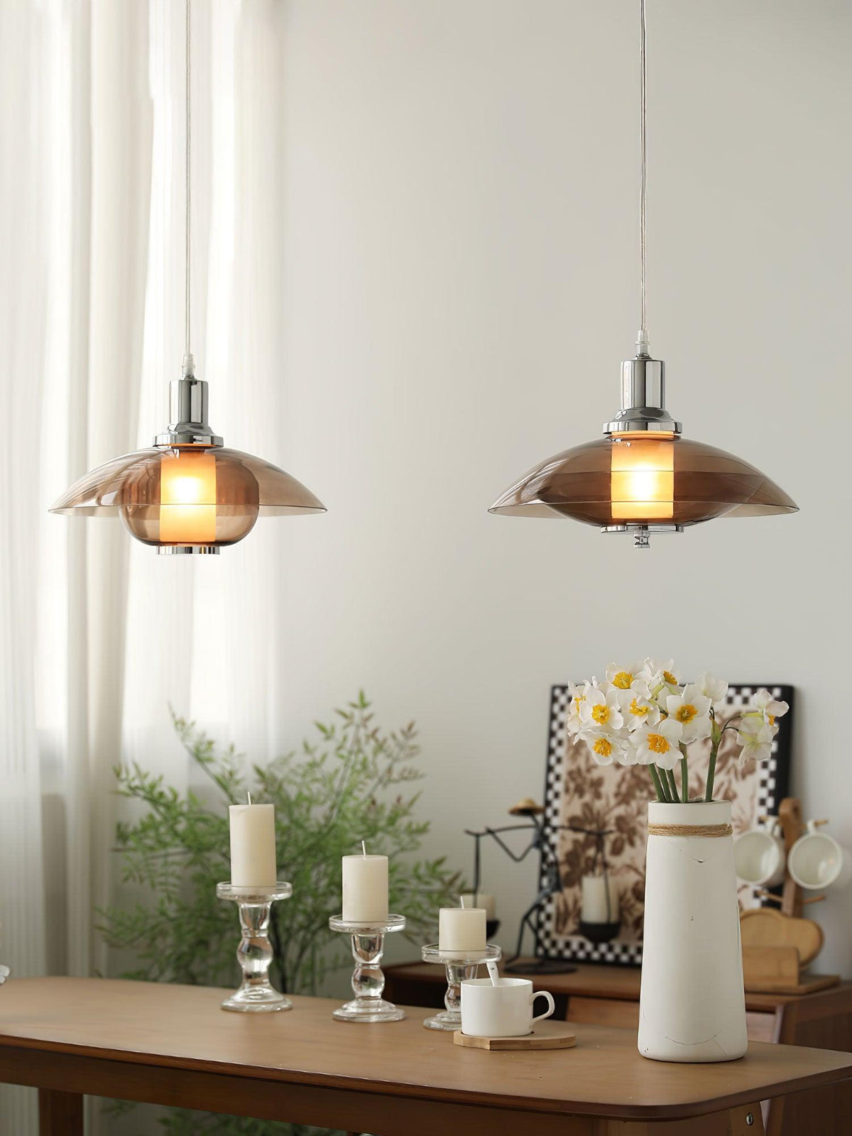 Kardenenna Glass Pendant Light-Moonnatur