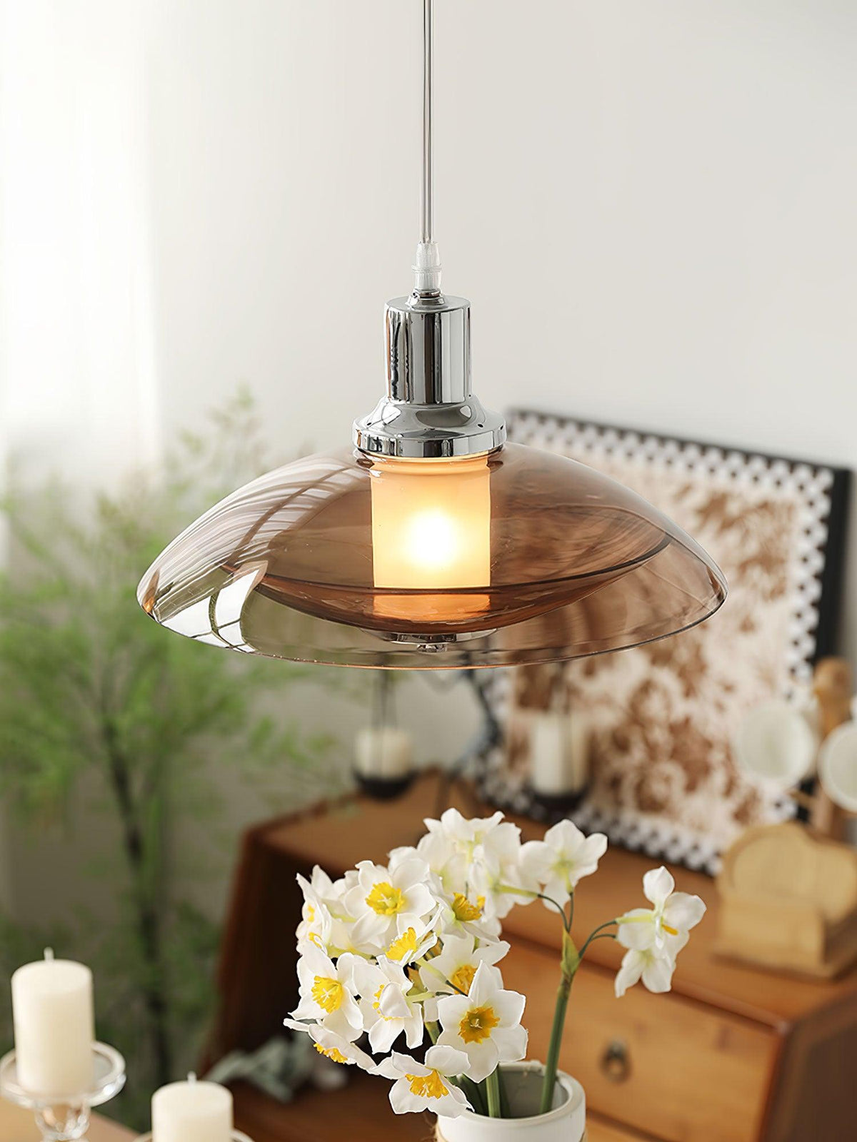 Kardenenna Glass Pendant Light-Moonnatur