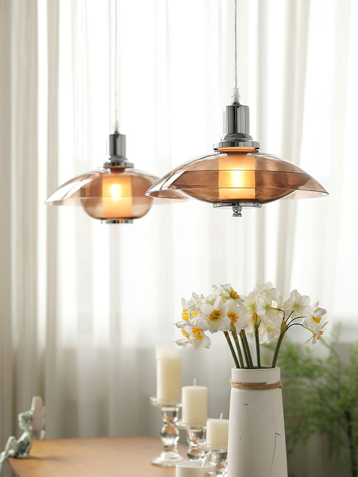 Kardenenna Glass Pendant Light-Moonnatur