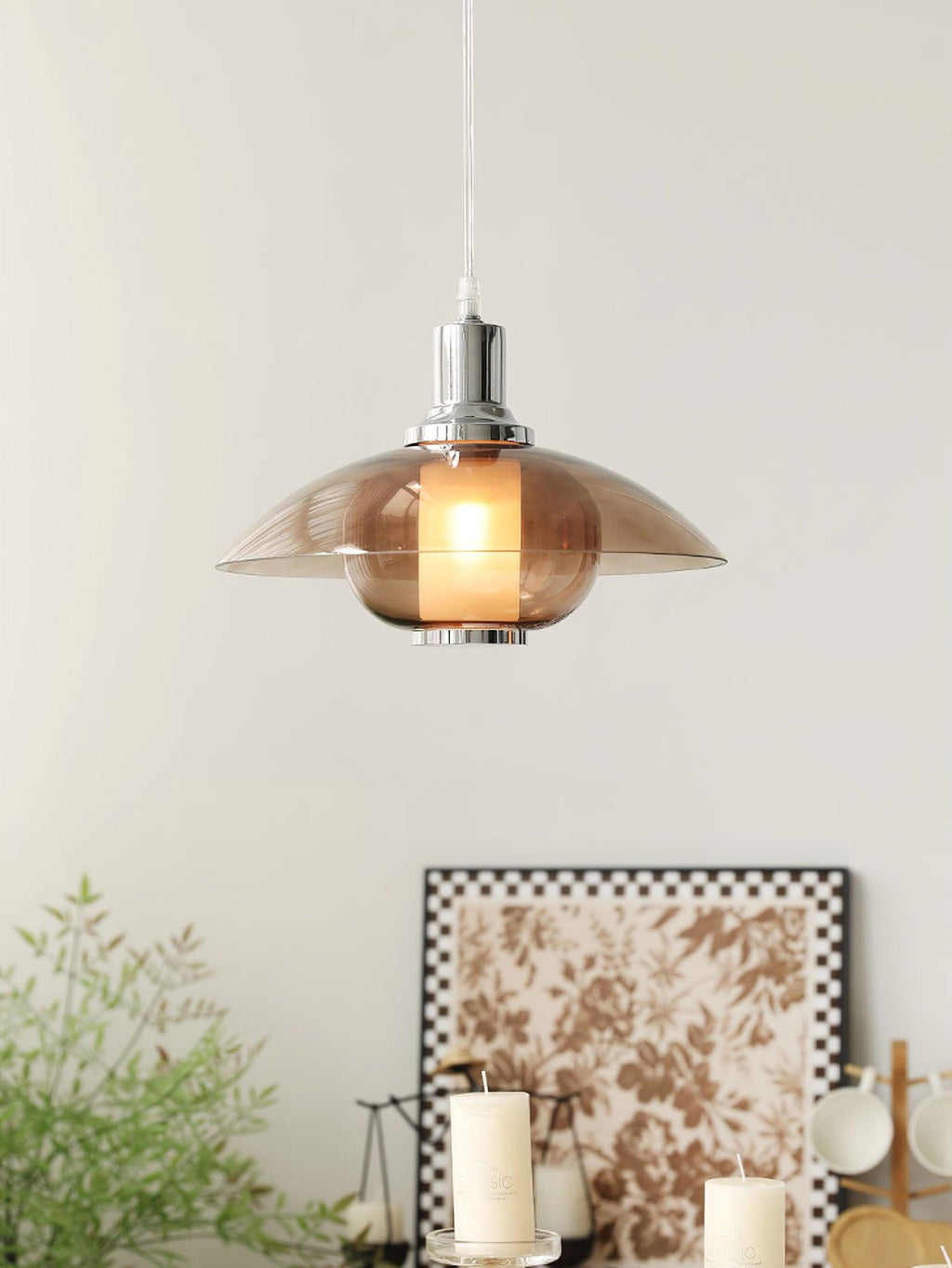 Kardenenna Glass Pendant Light-Moonnatur