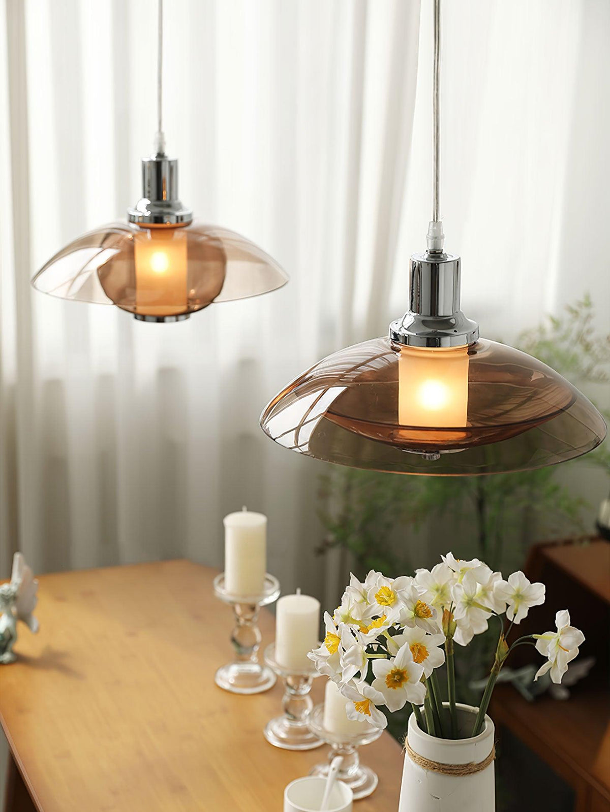 Kardenenna Glass Pendant Light-Moonnatur