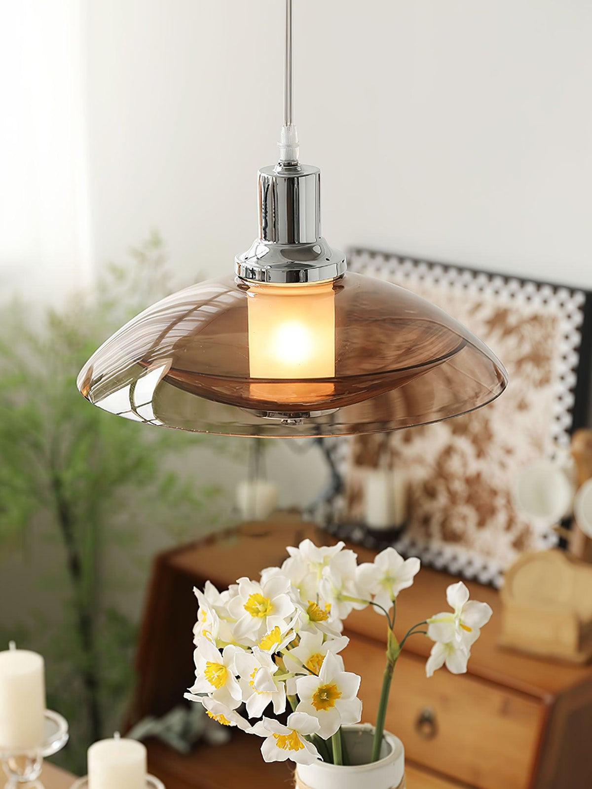Kardenenna Glass Pendant Light-Moonnatur
