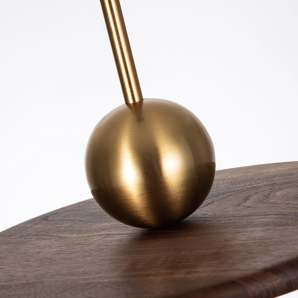 Lorreneth Walnut Wood Pendant Light-Moonnatur
