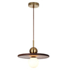 Lorreneth Walnut Wood Pendant Light-Moonnatur