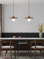 Lorreneth Walnut Wood Pendant Light-Moonnatur