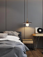 Lorreneth Walnut Wood Pendant Light-Moonnatur