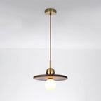 Lorreneth Walnut Wood Pendant Light-Moonnatur