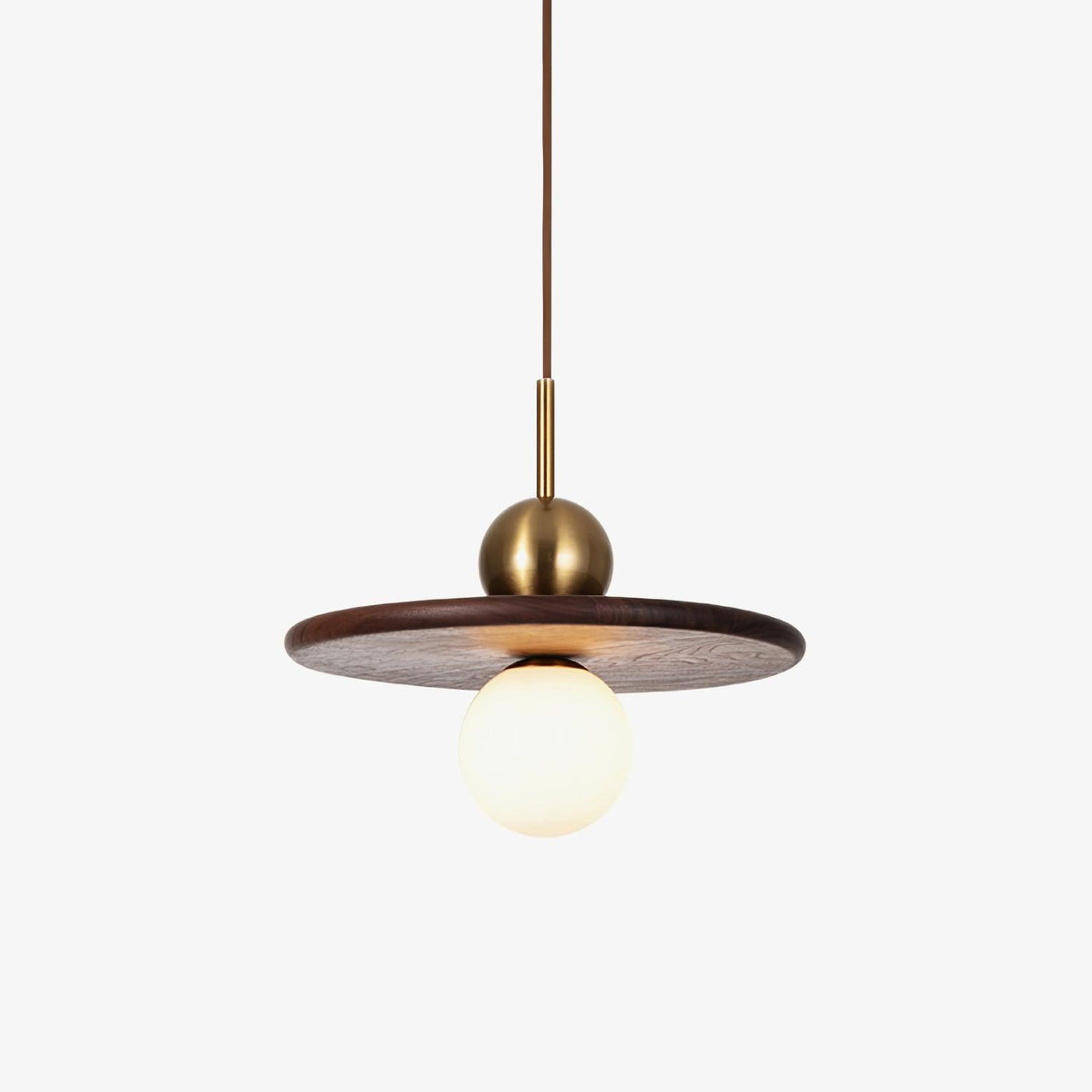 Lorreneth Walnut Wood Pendant Light-Moonnatur