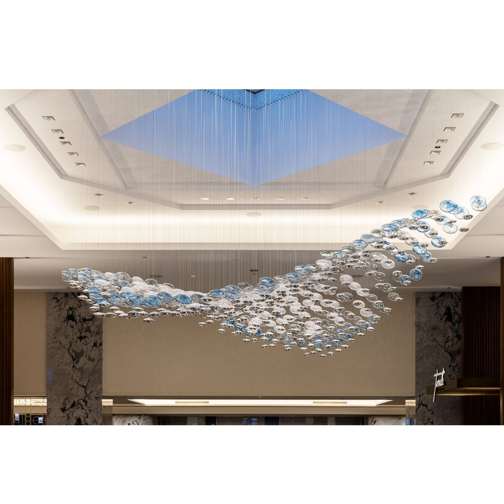 Yardenune Glass Chandelier-Moonnatur