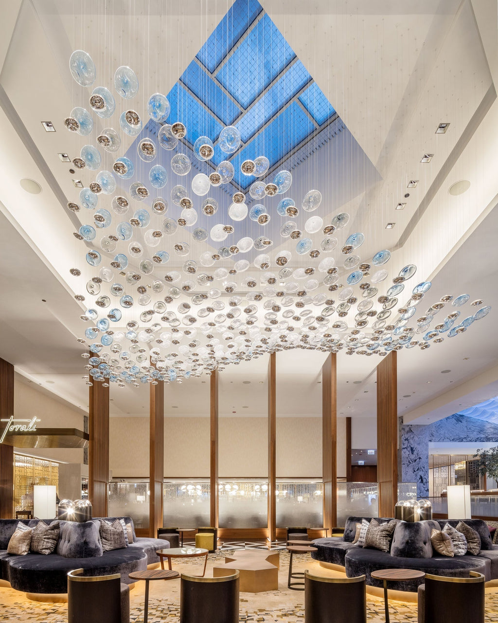 Yardenune Glass Chandelier-Moonnatur