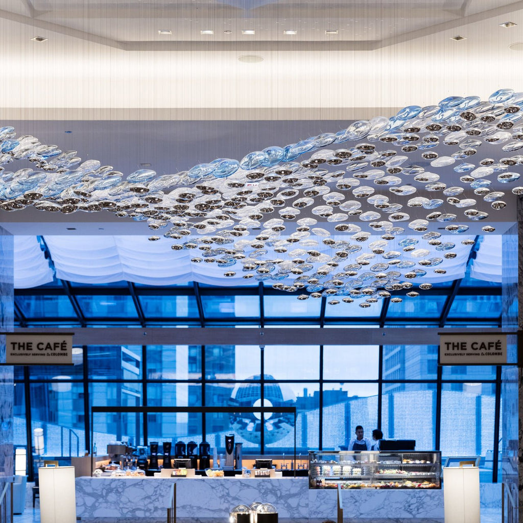 Yardenune Glass Chandelier-Moonnatur