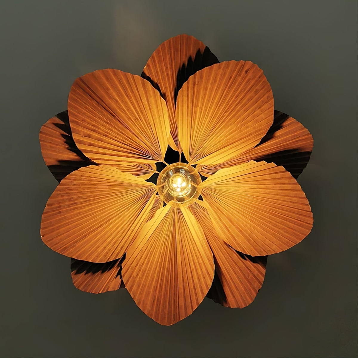 Faldenden Paper Pendant Light-Moonnatur