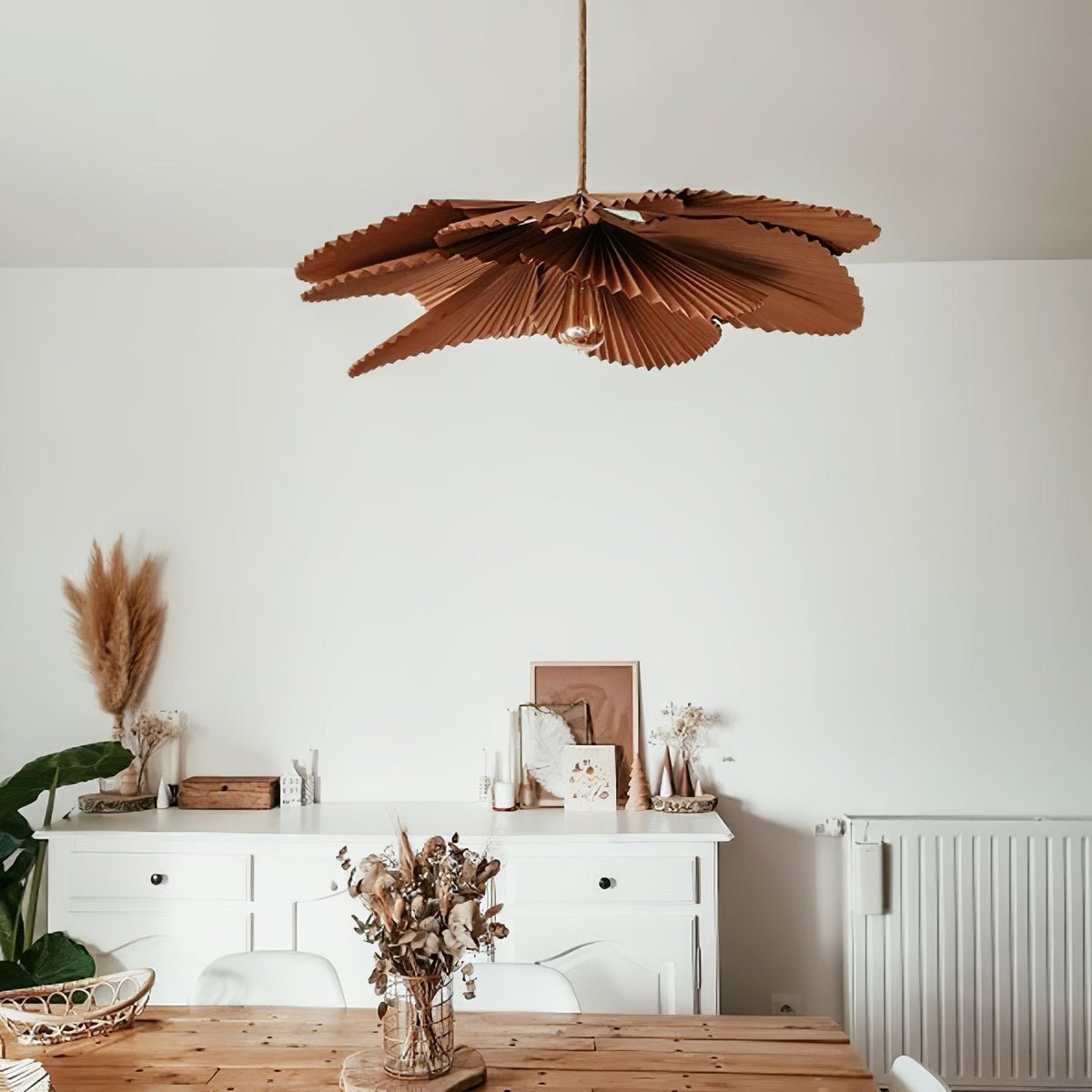 Olvenora Paper Pendant Light-Moonnatur