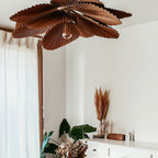 Faldenden Paper Pendant Light-Moonnatur
