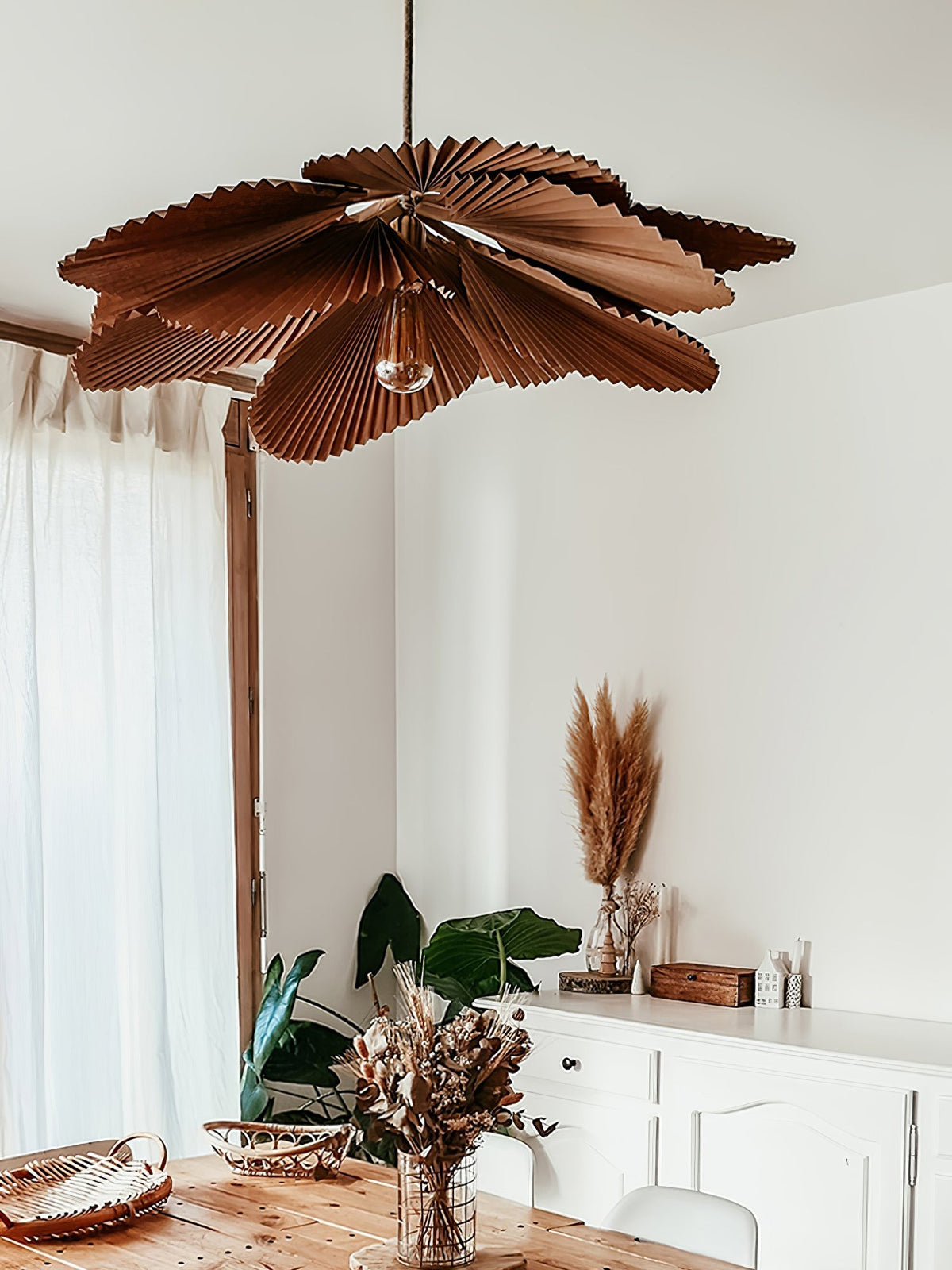 Olvenora Paper Pendant Light-Moonnatur