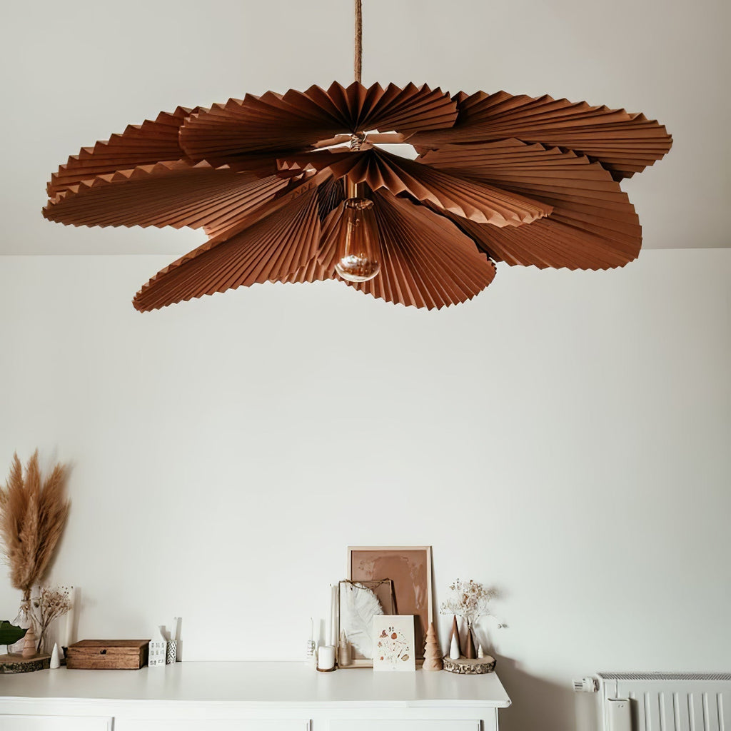 Olvenora Paper Pendant Light-Moonnatur