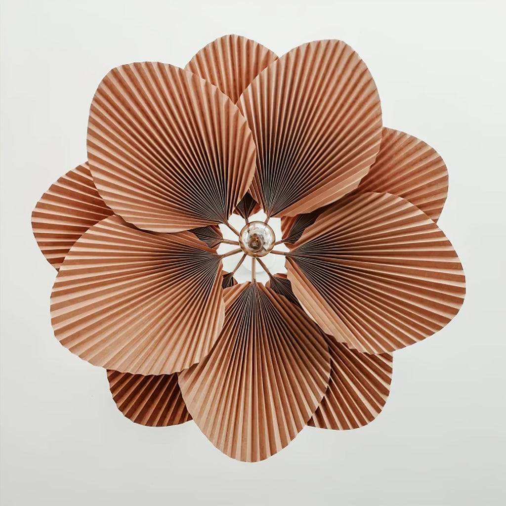 Faldenden Paper Pendant Light-Moonnatur