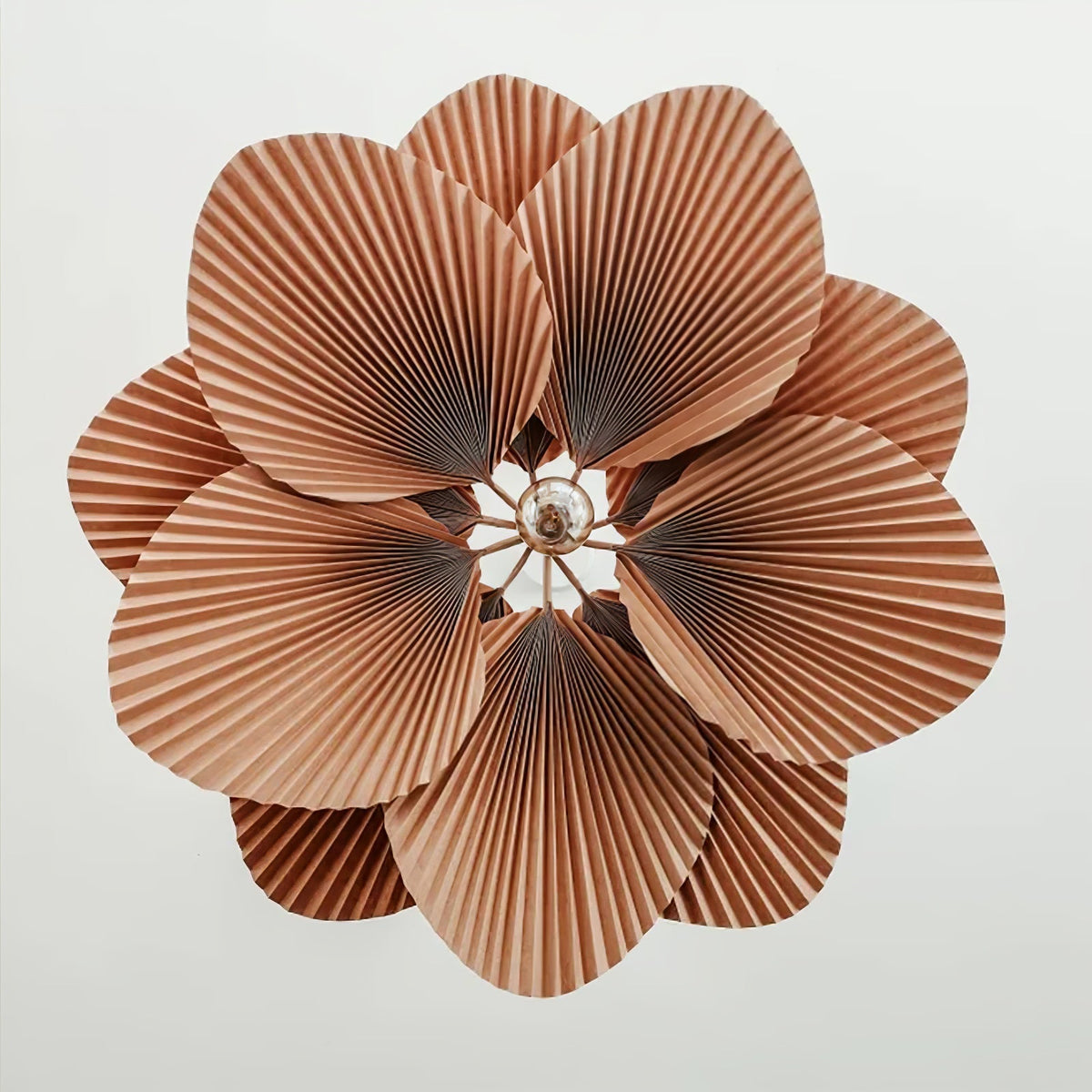 Faldenden Paper Pendant Light-Moonnatur