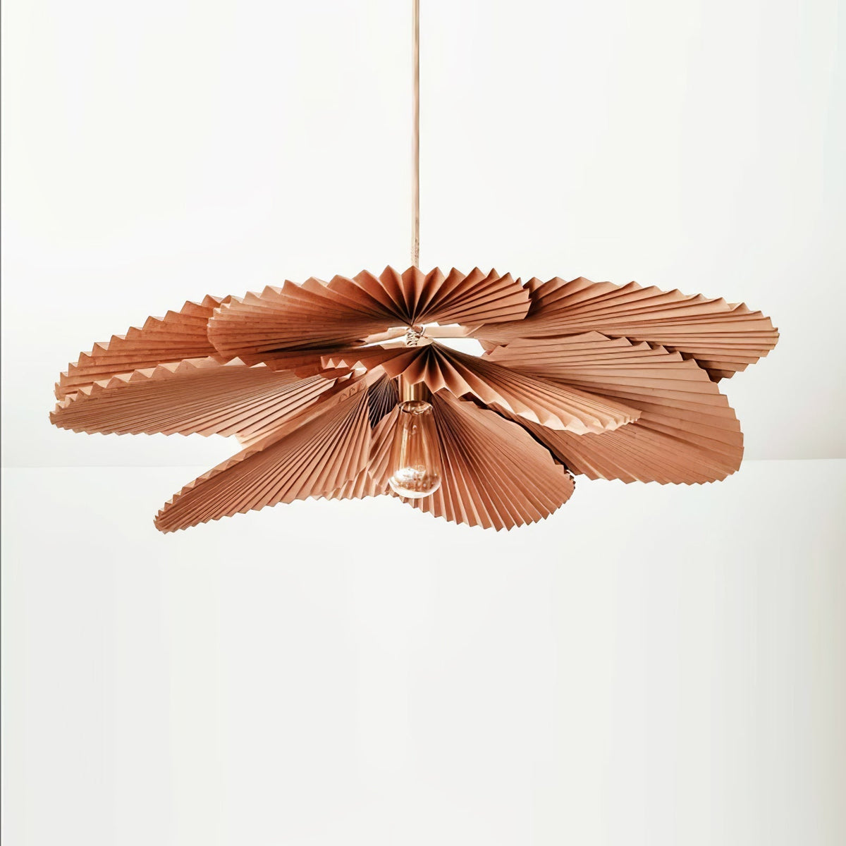 Faldenden Paper Pendant Light-Moonnatur