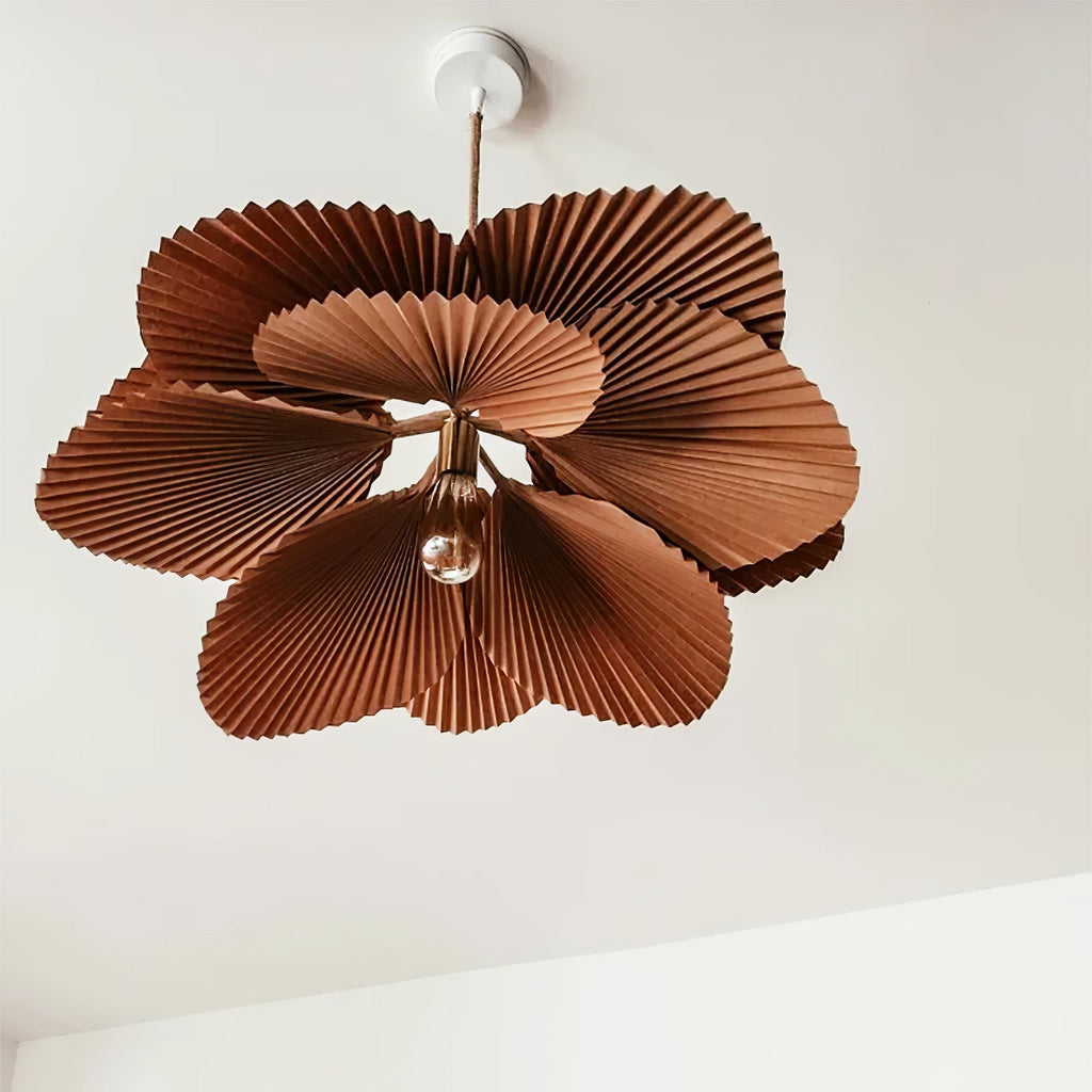 Faldenden Paper Pendant Light-Moonnatur