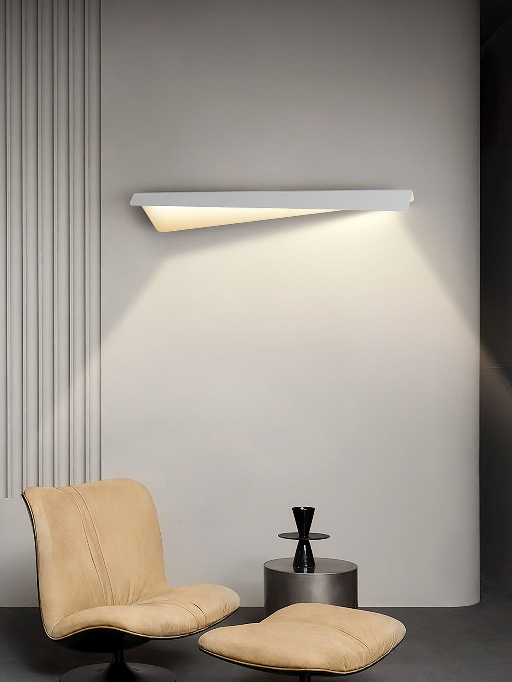 Veldenelle Aluminium Ceiling Light-Moonnatur