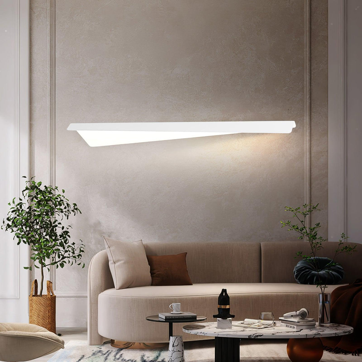 Veldenelle Aluminium Ceiling Light-Moonnatur