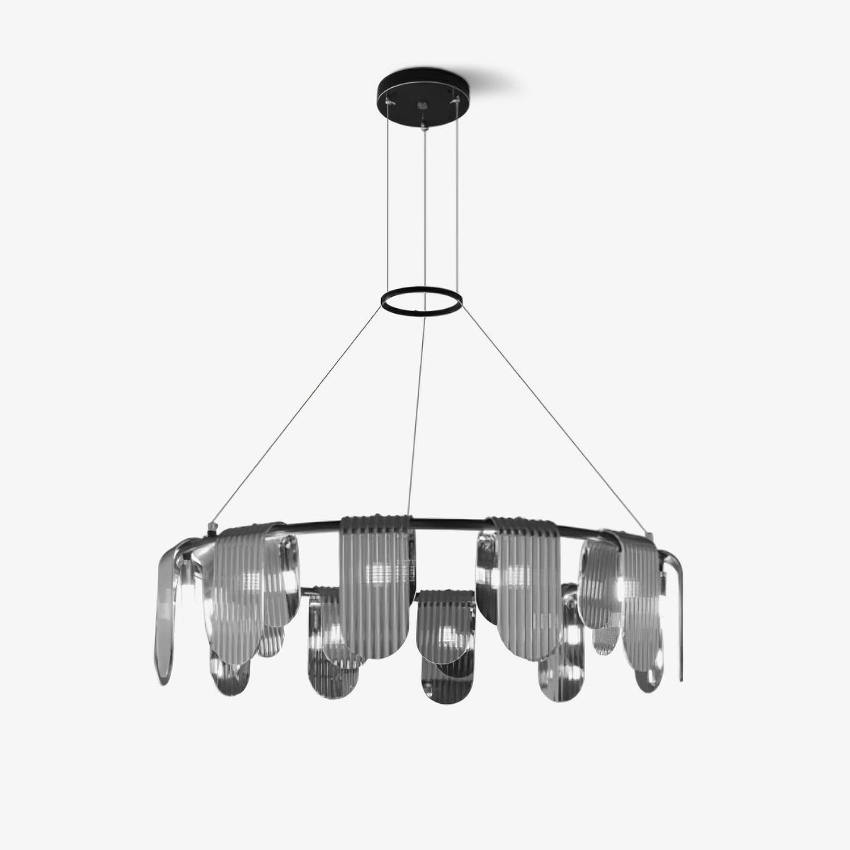 Urenaelle Glass Chandelier-Moonnatur