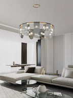 Urenaelle Glass Chandelier-Moonnatur