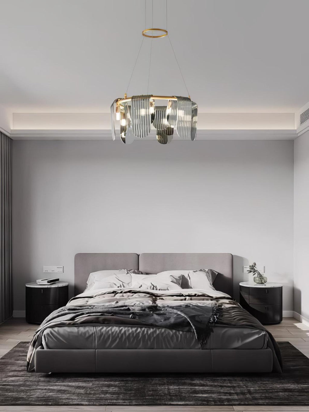 Urenaelle Glass Chandelier-Moonnatur