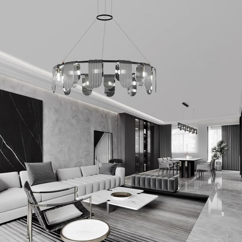 Urenaelle Glass Chandelier-Moonnatur