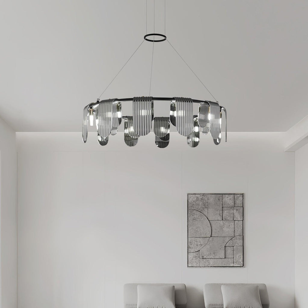Urenaelle Glass Chandelier-Moonnatur