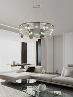 Urenaelle Glass Chandelier-Moonnatur