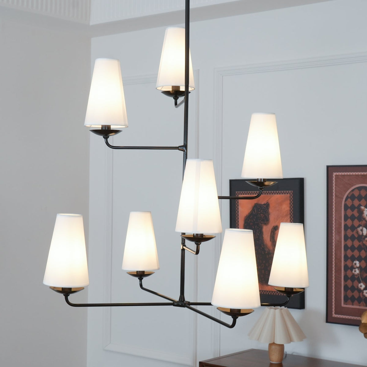 Valenwyn Fabric Chandelier-Moonnatur
