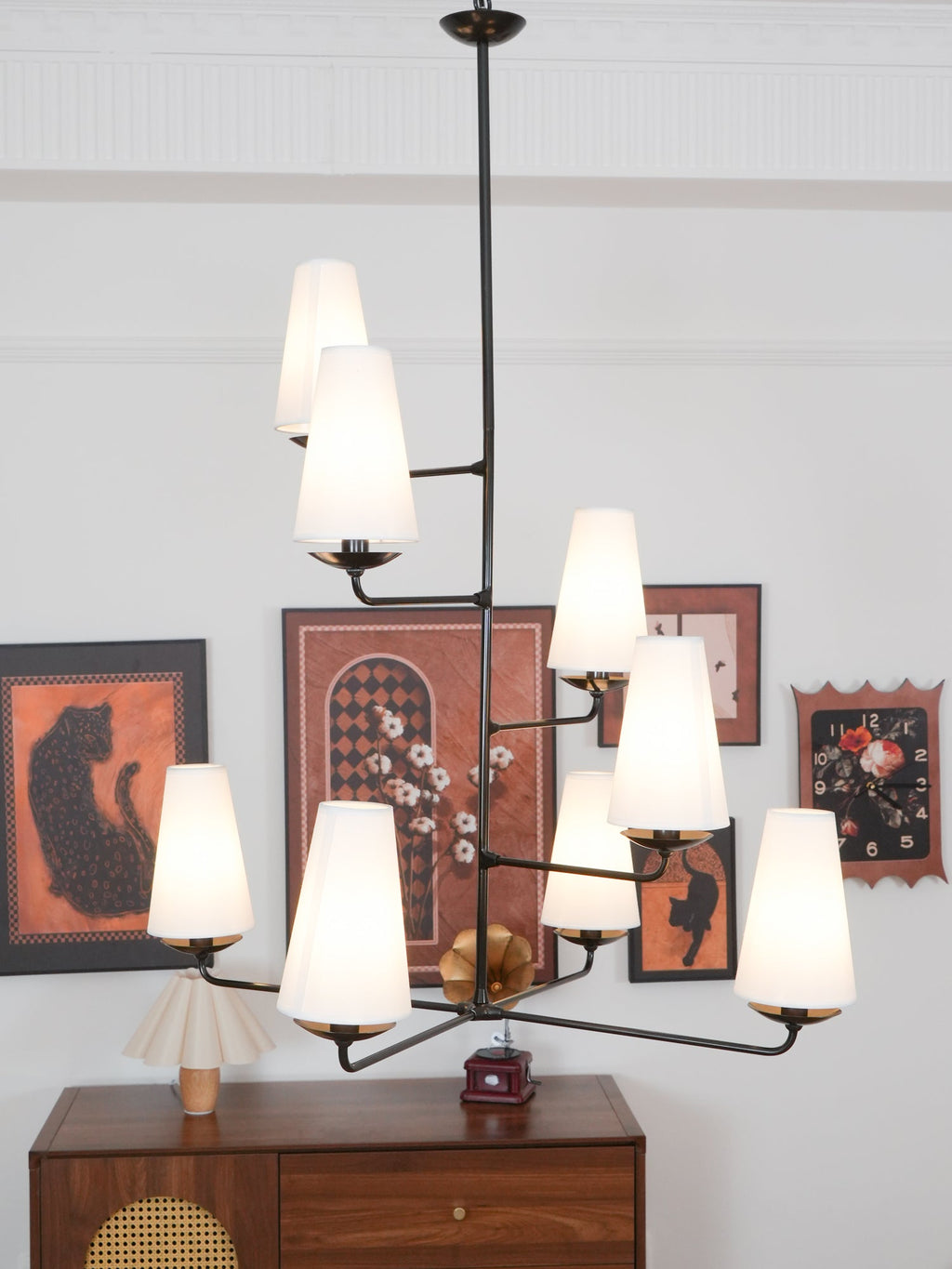 Valenwyn Fabric Chandelier-Moonnatur