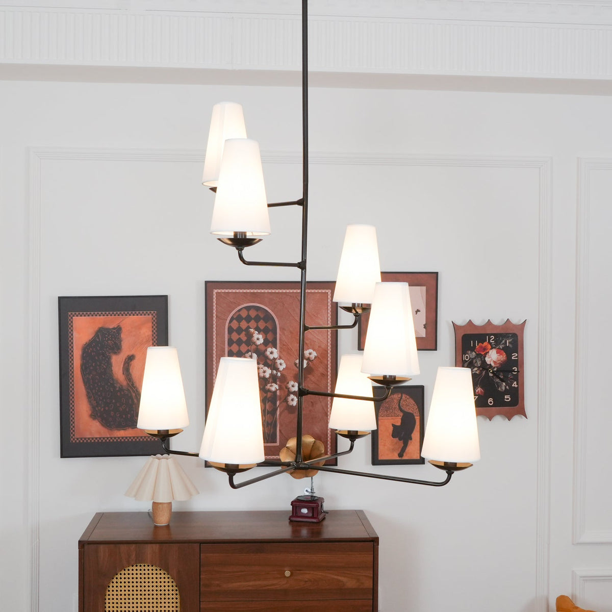Valenwyn Fabric Chandelier-Moonnatur
