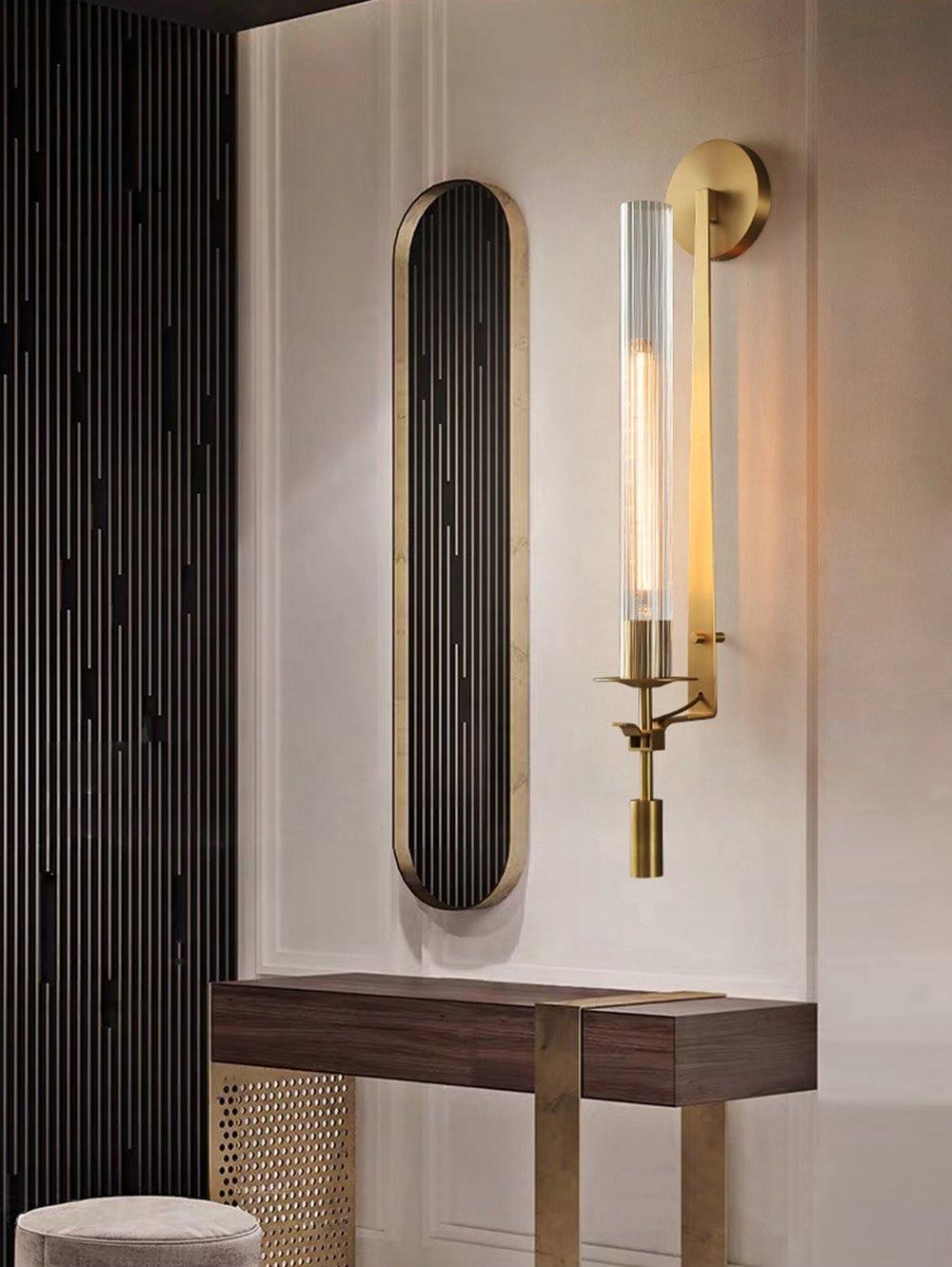 Korraria Glass Wall Light-Moonnatur