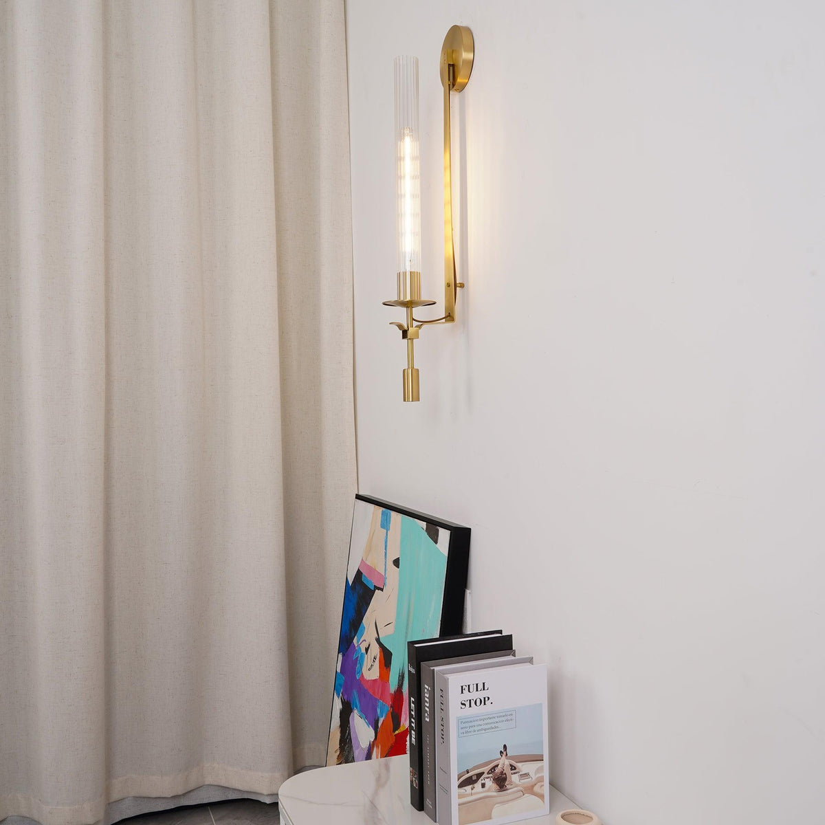 Korraria Glass Wall Light-Moonnatur