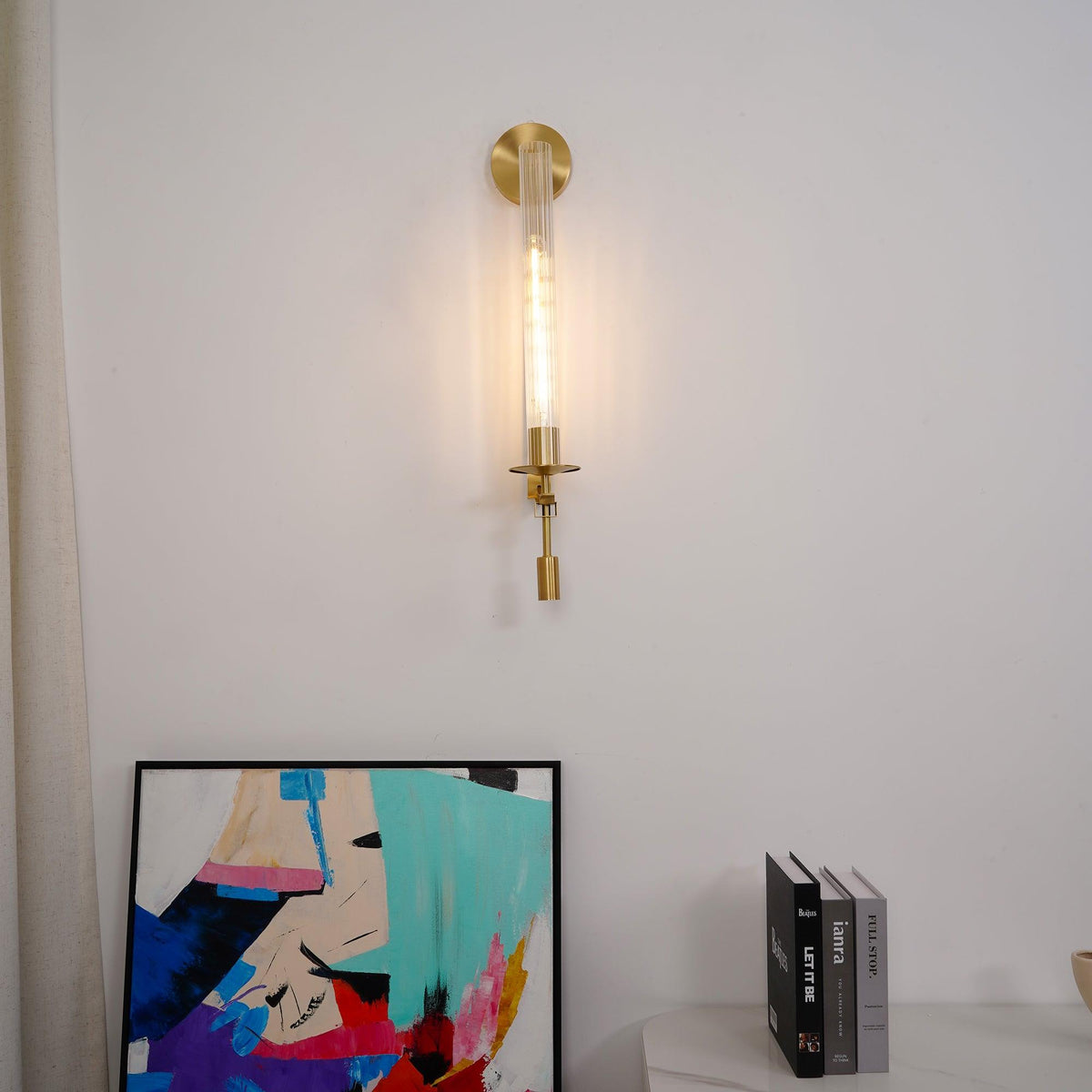 Korraria Glass Wall Light-Moonnatur