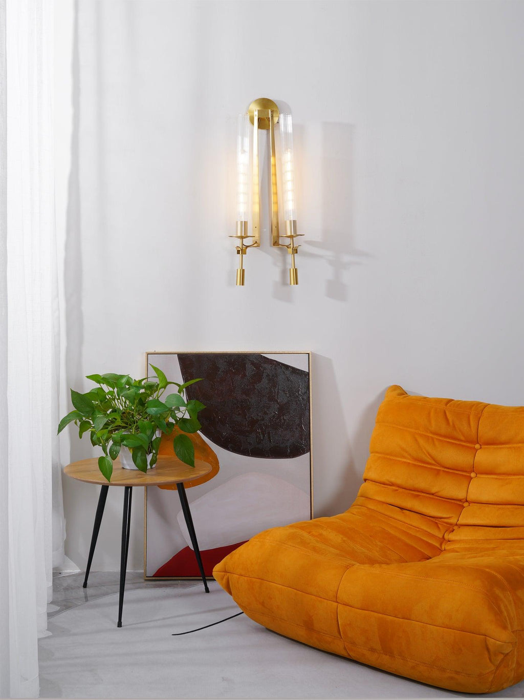 Korraria Glass Wall Light-Moonnatur