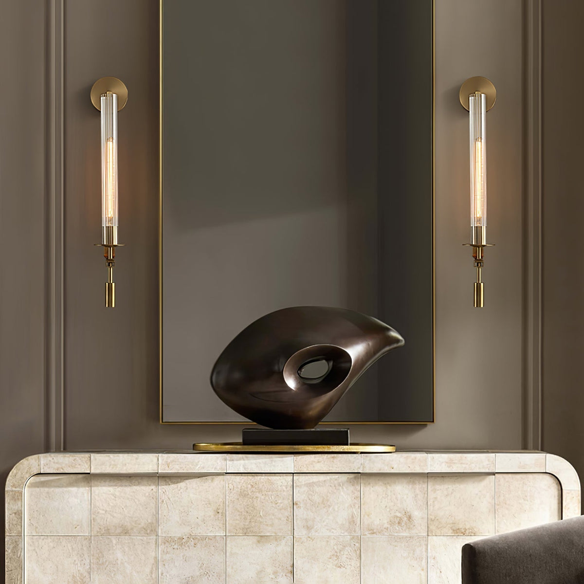 Berelara Glass Wall Light-Moonnatur