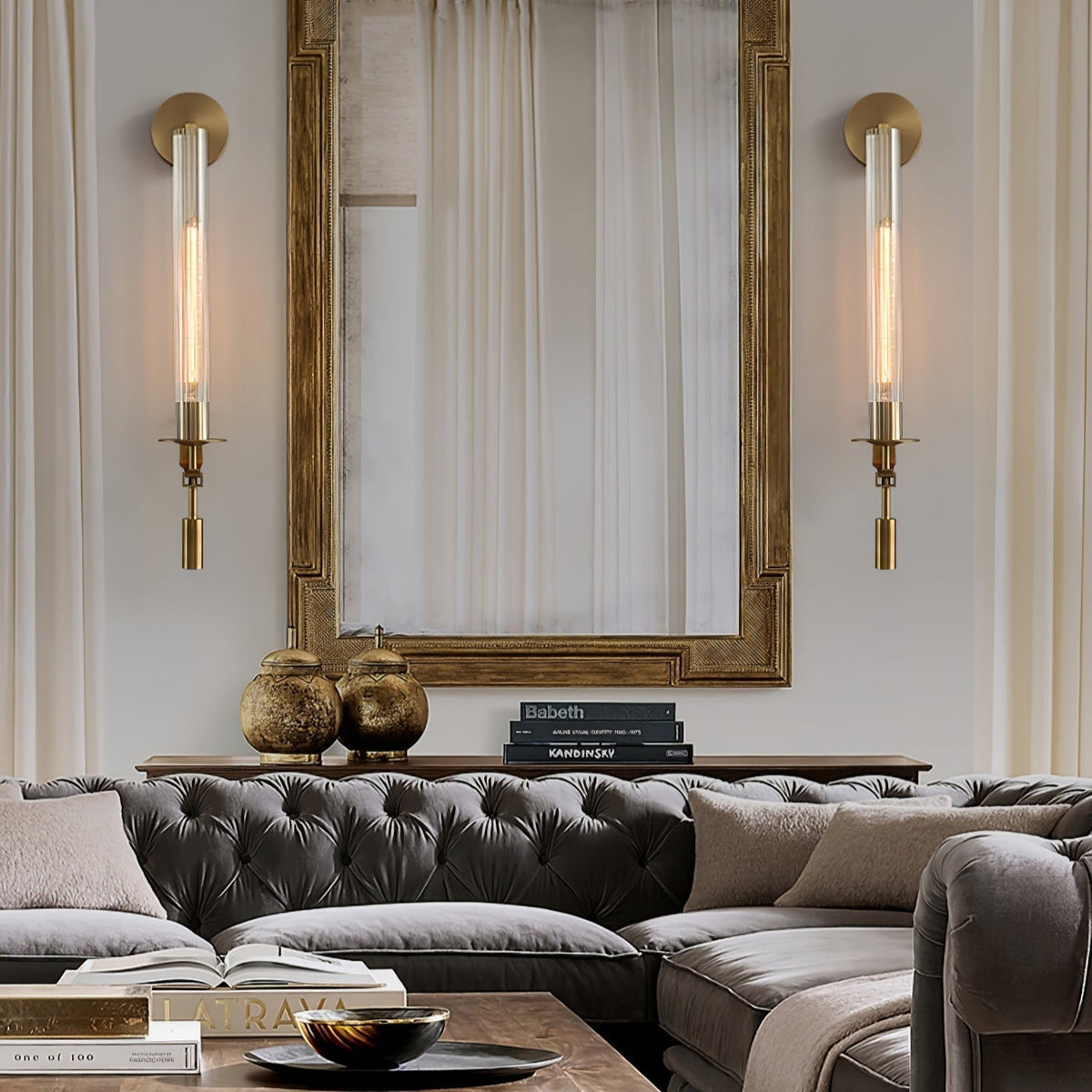 Berelara Glass Wall Light-Moonnatur