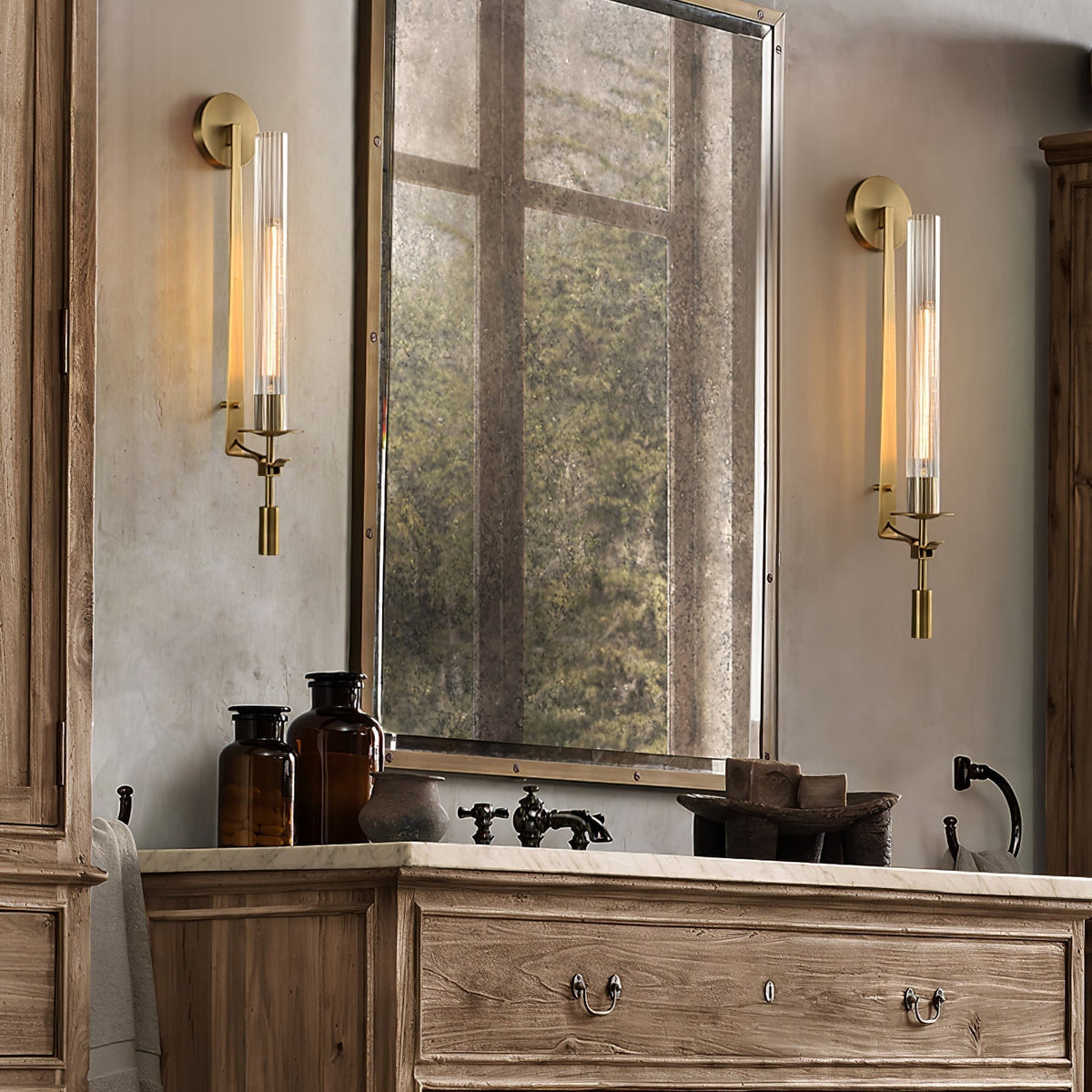 Berelara Glass Wall Light-Moonnatur